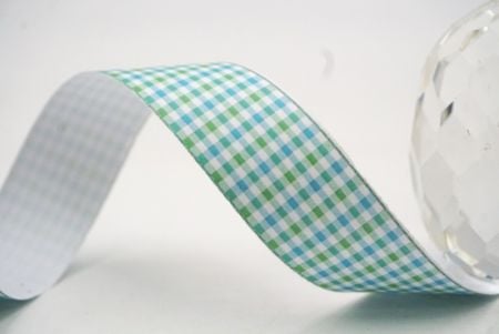 Verse Aqua en Groene Gingham Lint_AI